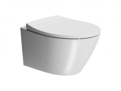 GSI ZÁVĚSNÁ WC MÍSA MODO 37X52 CM | BÍLÁ MATNÁ