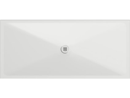 GSI KERAMICKÁ SPRCHOVÁ VANIČKA EXTRA FLAT 200X90X2 CM | BÍLÁ MATNÁ