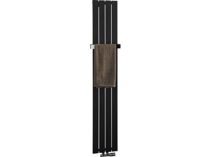 LAMELOVÝ RADIÁTOR COLONNA 29,8X180 CM | ČERNÝ MATNÝ