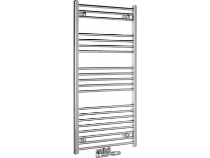 AQUALINE KOMBINOVANÉ TOPNÉ TĚLESO ALYA SE STŘEDOVÝM PŘIPOJENÍM 60X118,8 CM | CHROMOVÉ