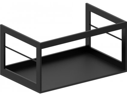 GSI KONSTRUKCE POD UMYVADLO NUBES/NORM 80X50 CM | ČERNÁ MATNÁ