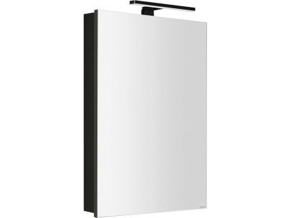 SAPHO GALERKA S LED OSVĚTLENÍM GRETA 50X70X14 CM | ČERNÁ MATNÁ