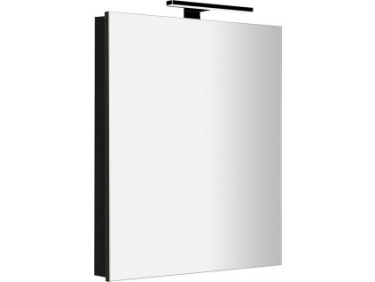 SAPHO GALERKA S LED OSVĚTLENÍM GRETA 60X70X14 CM | ČERNÁ MATNÁ
