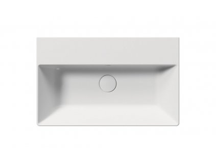 GSI KERAMICKÉ UMYVADLO KUBE X BEZ OTVORU - 60X37 CM | BÍLÉ MATNÉ