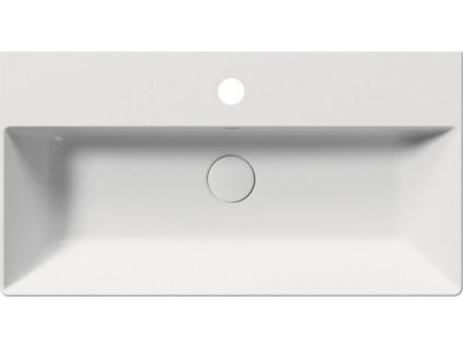 GSI KERAMICKÉ UMYVADLO KUBE X - 70X37 CM | BÍLÉ MATNÉ