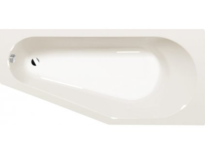POLYSAN ASYMETRICKÁ VANA TIGRA - PRAVÁ 170X80X46 CM | IVORY