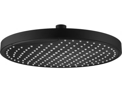 SAPHO DEŠŤOVÁ SPRCHOVÁ HLAVICE KOLIBA, PRŮMĚR 25,5 CM | ČERNÁ MATNÁ