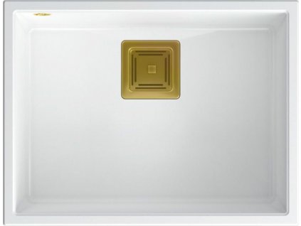 QUADRON GRANITOVÝ DŘEZ DAVID 50 | BÍLÝ