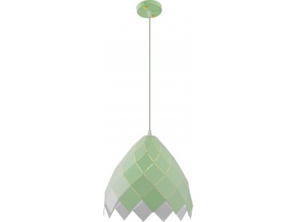 TOOLIGHT KOVOVÁ ZÁVĚSNÁ STROPNÍ LAMPA OKLA | ZELENÁ
