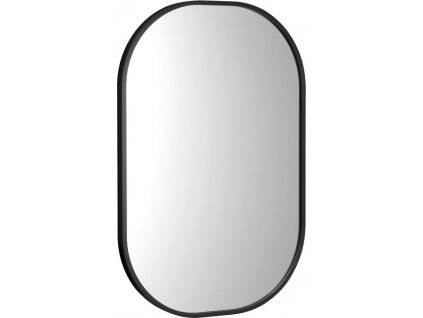SAPHO ZRCADLO V RÁMU CONA SLIM 40X60 CM | ČERNÝ RÁM