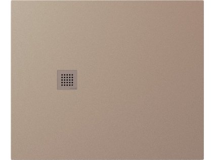 POLYSAN SPRCHOVÁ VANIČKA TRENECA Z LITÉHO MRAMORU, S MOŽNOSTÍ ÚPRAVY ROZMĚRU - 120X100 CM | BÉŽOVÁ MATNÁ