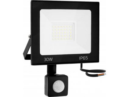 TOOLIGHT ZAHRADNÍ LED REFLEKTOR PANE 30 W S POHYBOVÝM SENZOREM | ČERNÝ