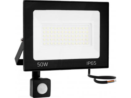 TOOLIGHT ZAHRADNÍ LED REFLEKTOR PANE 50 W S POHYBOVÝM SENZOREM | ČERNÝ