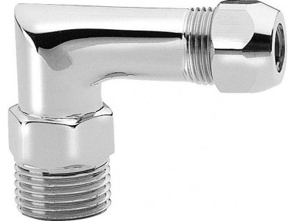 SAPHO PŘIPOJOVACÍ KOLENO M1/2"X10 | CHROMOVÉ