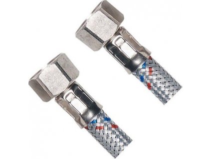 AQUALINE FLEXIBILNÍ NEREZOVÁ HADICE FXF 3/4"X3/4", 40 CM