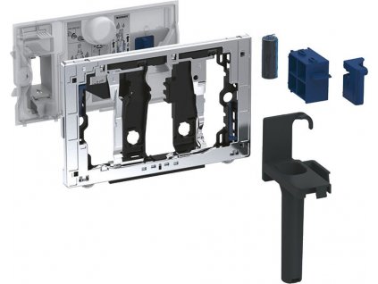 GEBERIT ZÁSUVKA PRO TYČINKU GEBERIT DUOFRESH, PRO SIGMA SPLACHOVACÍ NÁDRŽKU POD OMÍTKU 12 CM | CHROMOVÁ