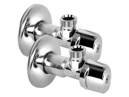 ARCO ROHOVÝ VENTIL A-80 1/2"X3/8" - PÁR | CHROMOVÝ