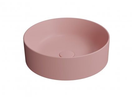 GSI KERAMICKÉ UMYVADLO NA DESKU KUBE X, PRŮMĚR 40 CM | MATNĚ ČERNÉ