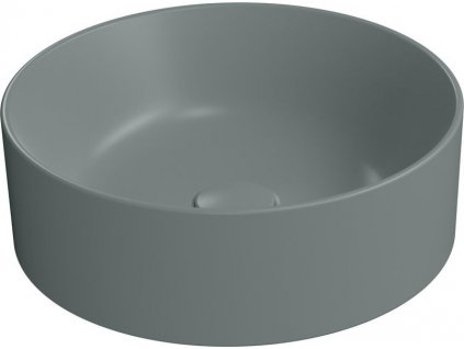 GSI KERAMICKÉ UMYVADLO NA DESKU KUBE X, PRŮMĚR 40 CM | MATNĚ ZELENÉ