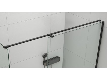 GELCO UNIVERZÁLNÍ VZPĚRA ESCA 200 CM | ČERNÁ MATNÁ
