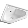 AQUALINE ROHOVÉ KERAMICKÉ UMYVADLO 41X41 CM | BÍLÉ