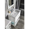 AQUALINE KERAMICKÉ UMYVADLO ZUNO 75X45 CM | BÍLÉ