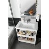 AQUALINE KERAMICKÉ UMYVADLO ZUNO 75X45 CM | BÍLÉ