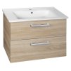 AQUALINE ZÁVĚSNÁ SKŘÍŇKA POD UMYVADLO VEGA 72X57,6X43,8 CM | HNĚDÁ/DUB PLATIN