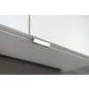 SAPHO GALERKA S LED OSVĚTLENÍM SE TŘEMI DVÍŘKY 121X70X17 CM RIWA | DUB ALABAMA