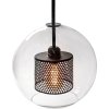 TOOLIGHT ZÁVĚSNÉ SVÍTIDLO GLASS LOFT 30 CM | ČERNÉ