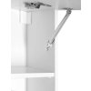 AQUALINE HORNÍ VÝKLOPNÁ SKŘÍŇKA ZOJA 70X50X20 CM | BÍLÁ