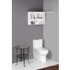 AQUALINE HORNÍ VÝKLOPNÁ SKŘÍŇKA ZOJA 70X50X20 CM | BÍLÁ