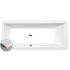 POLYSAN OBDÉLNÍKOVÁ VANA CLEO SLIM 180X80X48 CM | BÍLÁ