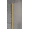 GELCO ZÁSTĚNA KE STĚNĚ VARIO GOLD MATT | KOUŘOVÉ SKLO, 140 CM