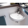 AQUALINE ROHOVÉ KERAMICKÉ UMÝVÁTKO LUIGI 34X34 CM | BÍLÉ