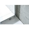 AQUALINE ČTVRTKRUHOVÝ SPRCHOVÝ KOUT ARLETA 80X80 CM | STŘÍBRNÉ PROFILY, ČIRÉ SKLO