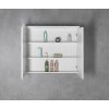 AQUALINE GALERKA S LED OSVĚTLENÍM KAWA STRIP 80X70X22 CM | BÍLÁ