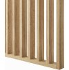 VOLNĚ STOJÍCÍ 3D LAMELA 3X7X275 CM | S PRAVOU DUBOVOU DÝHOU (Materiál MDF; dýha)