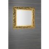 SAPHO ZRCADLO VE VYŘEZÁVANÉM RÁMU ZEEGRAS 90X90 CM | ZLATÝ RÁM