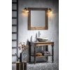 SAPHO ZRCADLO V DŘEVĚNÉM RÁMU BRAND 80X80 CM | MOŘENÝ SMRK
