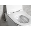 ISVEA ZÁVĚSNÁ WC MÍSA INFINITY CLEANWASH S INTEGROVANOU BATERIÍ A BIDETOVOU SPRŠKOU 36,5X53 CM | BÍLÁ