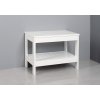 AQUALINE POLICOVÝ REGÁL ETIDE NÍZKÝ 61X45X36 CM | MATNÁ BÍLÁ