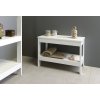 AQUALINE POLICOVÝ REGÁL ETIDE NÍZKÝ 61X45X36 CM | MATNÁ BÍLÁ