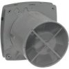 CATA AXIÁLNÍ KOUPELNOVÝ VENTILÁTOR S AUTOMATEM X-MART 12H, PRŮMĚR 120 MM | NEREZOVÝ MATNÝ