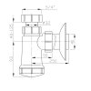 BRUCKNER UMYVADLOVÝ SIFON 5/4", DN40 | BÍLÝ