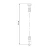 SAPHO HLADKÁ SPRCHOVÁ HADICE SOFTFLEX - 120 CM | STŘÍBRNÁ