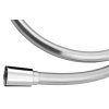 SAPHO HLADKÁ SPRCHOVÁ HADICE SOFTFLEX - 100 CM | STŘÍBRNÁ