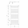 AQUALINE KOMBINOVANÉ TOPNÉ TĚLESO DIRECT S BOČNÍM PŘIPOJENÍM, 75X132 CM | BÍLÉ