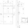 SAPHO KOUPELNOVÝ SÁLAVÝ TOPNÝ PANEL ENIS VČETNĚ DRŽÁKU NA RUČNÍKY - 59X120 CM, 600 W | ČERNÝ MATNÝ