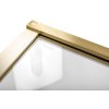 REA SPRCHOVÁ KABINA HUGO | ČIRÉ SKLO, GOLD BRUSH PROFILY
